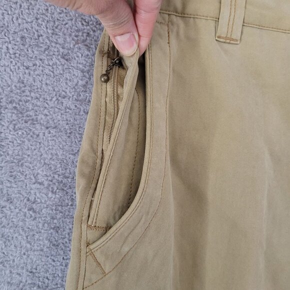 Tommy Bahama Mens Khaki Casual Pants Size 34x32 Silk & Cotton Blend   JCT - Picture 6 of 8